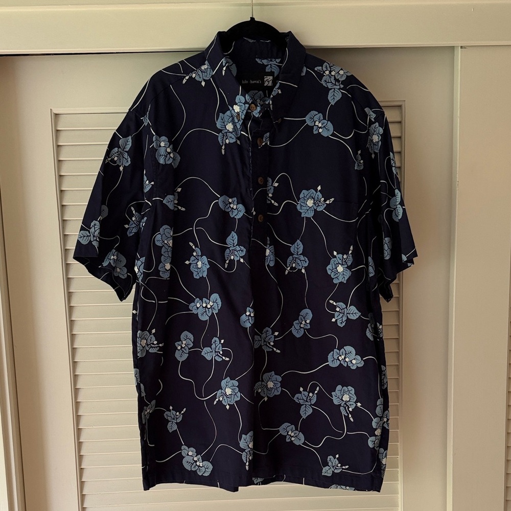 Sig Zane Aloha Shirt, Bougainvillea print